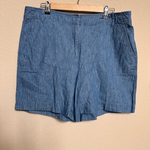 Talbots Light Blue Denim Shorts - Picture 4 of 8